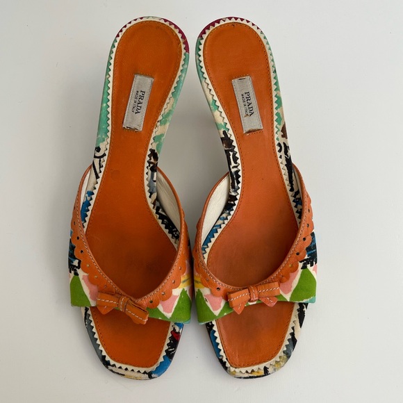 Auth VTG PRADA Kitten Heels - Picture 1 of 9